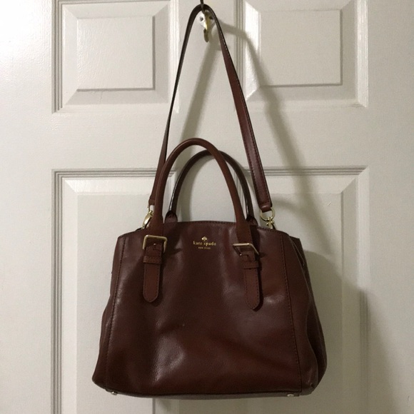 Kate Spade Brown Leather Satchel - Picture 1 of 7